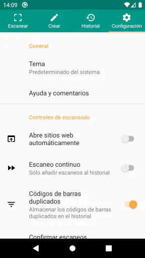 Escáner QR y de barras screenshot 8