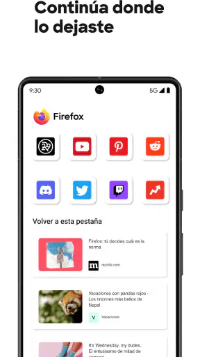 Firefox: navegador privado screenshot 3