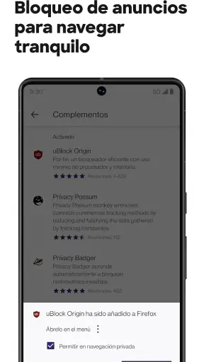 Firefox: navegador privado screenshot 7