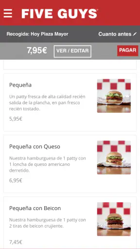 Five Guys screenshot 3