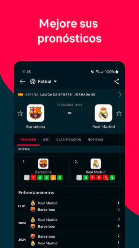 Flashscore: Resultados en vivo screenshot 5
