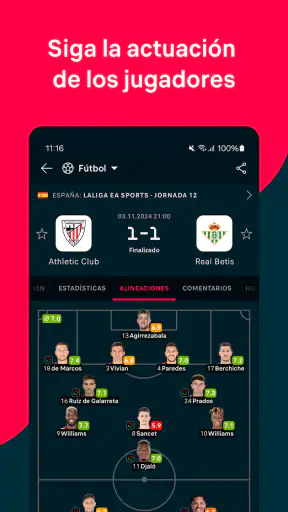 Flashscore: Resultados en vivo screenshot 8