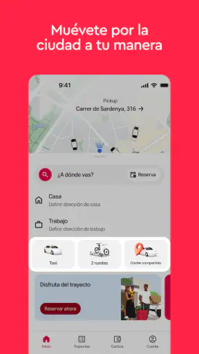 Freenow by Lyft: más que taxi screenshot 8
