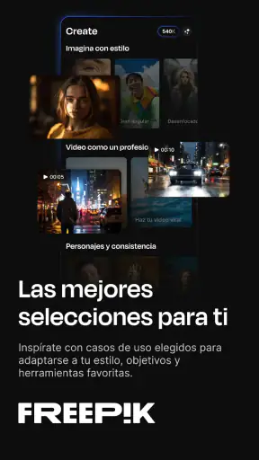 Magnific: Vídeo e Imagen IA screenshot 1