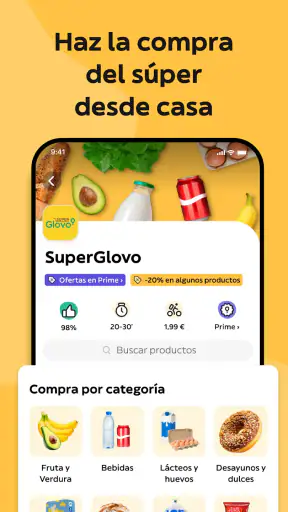 Glovo: Comida a domicilio screenshot 5