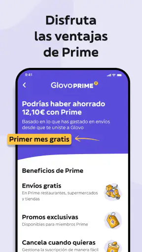 Glovo: Comida a domicilio screenshot 7