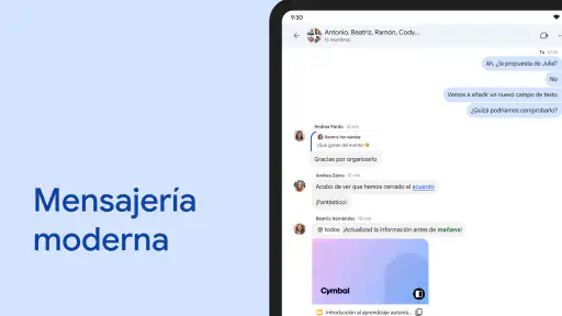 Google Chat screenshot 9
