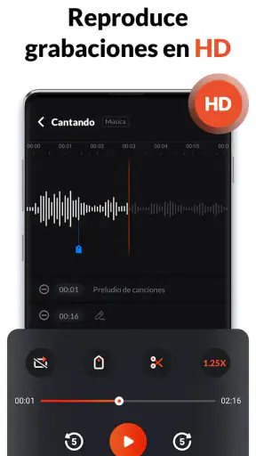 Grabadora de Voz, Grabar Audio screenshot 4