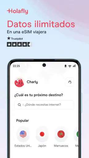 Holafly eSIM: datos ilimitados screenshot 1