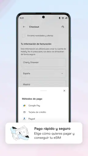 Holafly eSIM: datos ilimitados screenshot 3