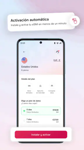 Holafly eSIM: datos ilimitados screenshot 4