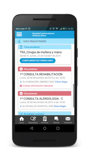 Hospital U. Infanta Elena screenshot 2