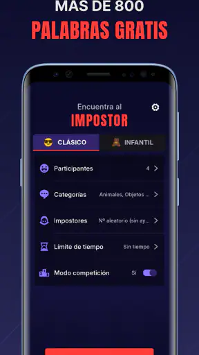 Impostor - Juego de palabras screenshot 2