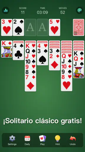 Juegos de cartas de solitario screenshot 1