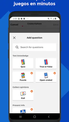 Kahoot! - Juega y crea quizzes screenshot 4