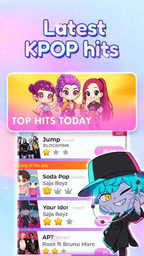 Kpop Piano Beat- Musica Juegos screenshot 2