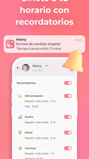 Lactancia y Baby tracker Erby screenshot 4