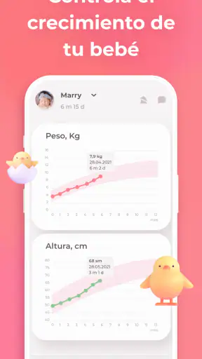 Lactancia y Baby tracker Erby screenshot 5