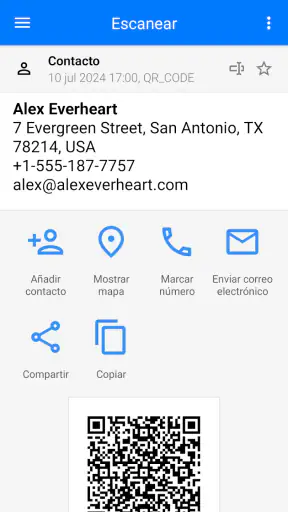 Lector de código QR screenshot 2