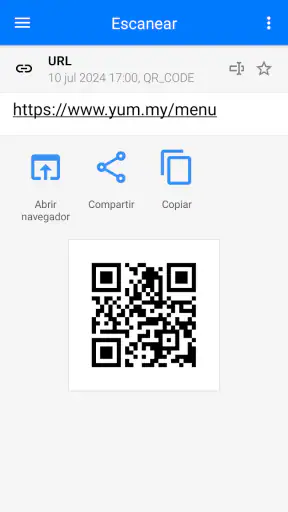 Lector de código QR screenshot 5