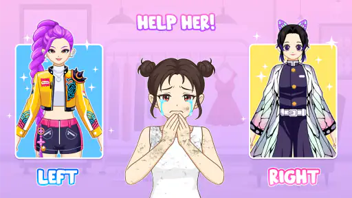 Left Or Right Perfect Dress Up screenshot 1