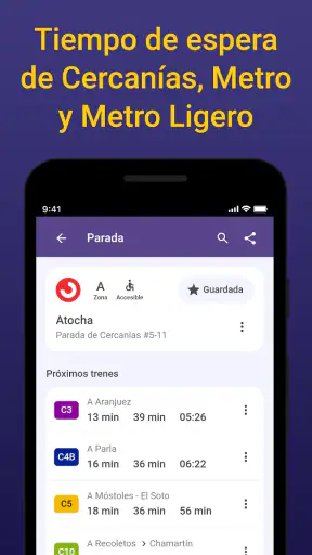 Madrid Bus Metro Cercanias TTP screenshot 2
