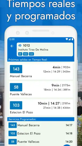 Transporte Bus Madrid MBC screenshot 2