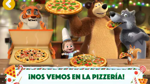 Masha y el Oso Juegos de Pizza screenshot 12