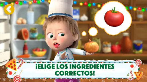 Masha y el Oso Juegos de Pizza screenshot 2
