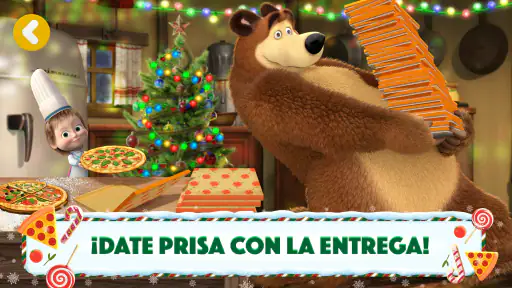 Masha y el Oso Juegos de Pizza screenshot 4