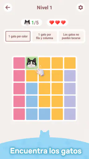 Meowdoku: Puzles lógicos screenshot 3