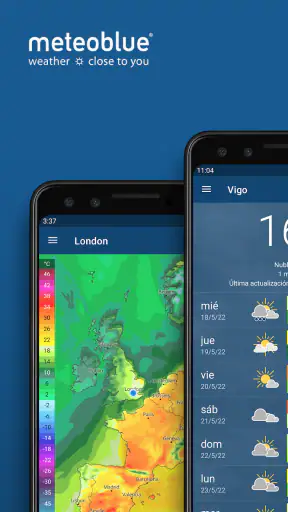 El tiempo y radar meteoblue screenshot 1