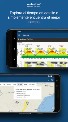 El tiempo y radar meteoblue screenshot 4