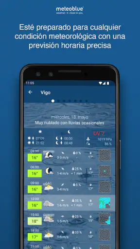 El tiempo y radar meteoblue screenshot 6