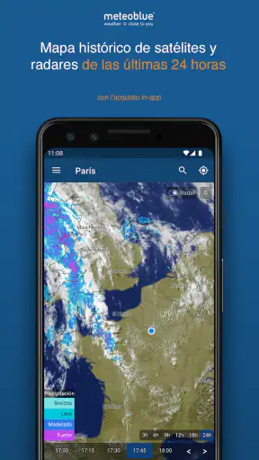 El tiempo y radar meteoblue screenshot 7