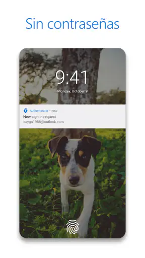 Microsoft Authenticator screenshot 2