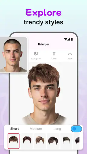 Modiface Haircut:Hair Makeover screenshot 3