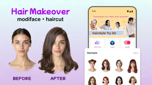Modiface Haircut:Hair Makeover screenshot 7