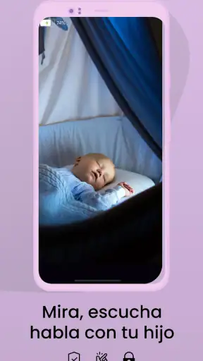 Monitor de Bebé Saby. 3G video screenshot 2