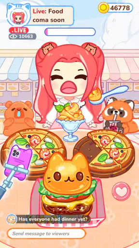 Mukbang ASMR: Idol Livestream screenshot 6