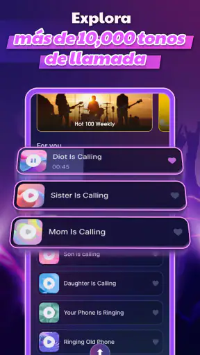 Musica para tono de llamada screenshot 1