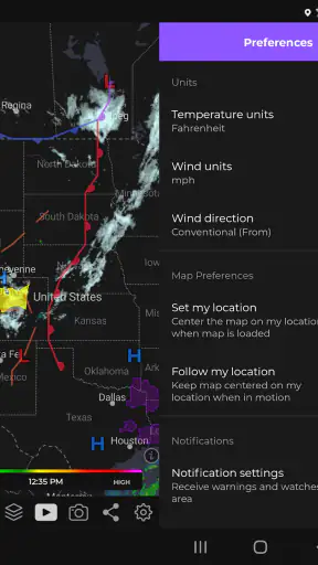MyRadar: Radar meteorológico screenshot 11