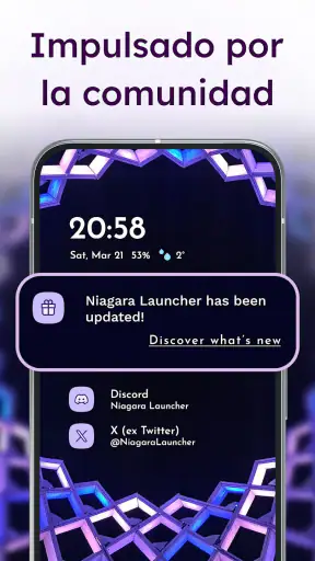 Niagara Launcher ‧ Inicio screenshot 5