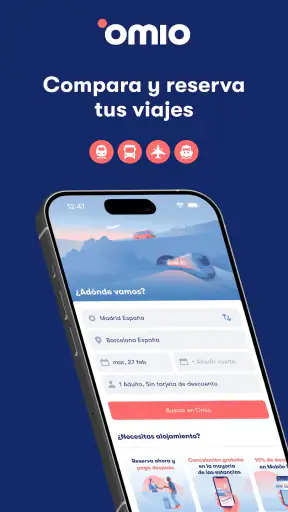 Omio: Reserva tren, bus, vuelo screenshot 2