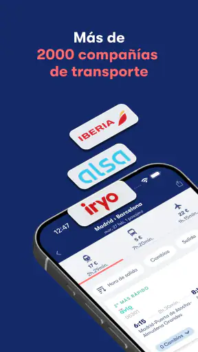 Omio: Reserva tren, bus, vuelo screenshot 3