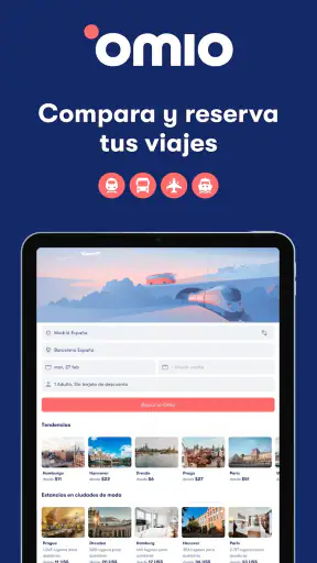 Omio: Reserva tren, bus, vuelo screenshot 8