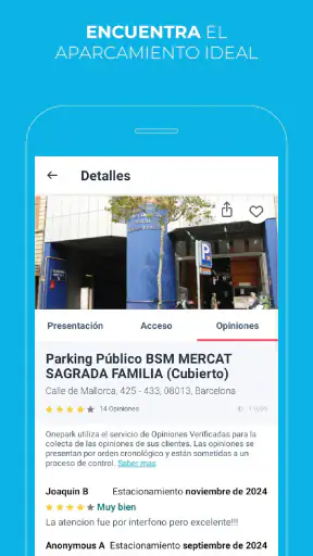 Onepark, ¡Reserva tu parking! screenshot 4