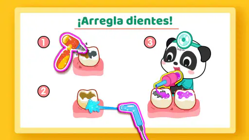 Panda Bebé: Cuidado dental screenshot 2