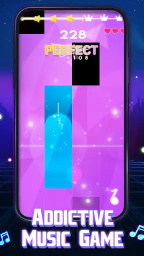 Piano Pink Music: Juego Ritmo screenshot 12