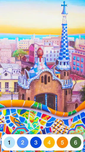Pintar Por Números Colorear screenshot 2